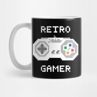 Retro gamer pixel art gamepad Mug